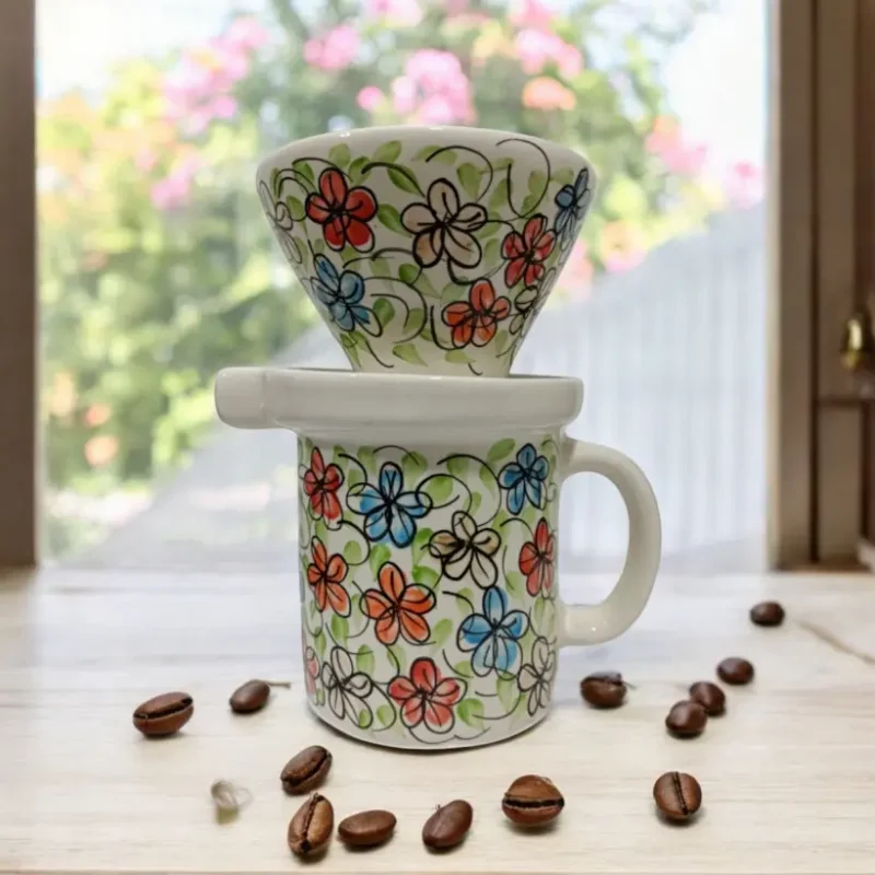 Handcrafted Ceramic Coffee Filter - Image 2